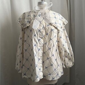 Damson Madder Lola Bow Blouse